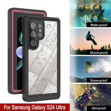 Load image into Gallery viewer, Galaxy S24 Ultra Water/ Shock/ Snowproof [Extreme Series] Slim Screen Protector Case [Pink]
