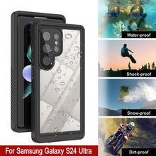 Load image into Gallery viewer, Galaxy S24 Ultra Water/ Shockproof [Extreme Series] With Screen Protector Case [Black]
