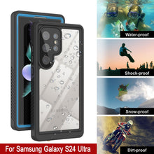 Load image into Gallery viewer, Galaxy S24 Ultra Water/ Shock/ Snow/ dirt proof [Extreme Series] Slim Case [Light Blue]
