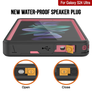 Galaxy S24 Ultra Water/ Shock/ Snowproof [Extreme Series] Slim Screen Protector Case [Pink]