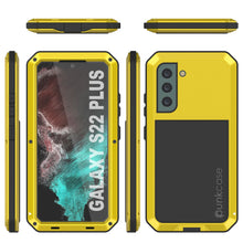 Load image into Gallery viewer, Galaxy S22+ Plus Metal Case, Heavy Duty Military Grade Rugged Armor Cover [Neon]
