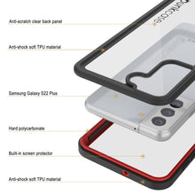 Load image into Gallery viewer, Galaxy S22+ Plus Water/ Shock/ Snowproof [Extreme Series] Slim Screen Protector Case [Red]
