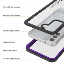 Load image into Gallery viewer, Galaxy S22+ Plus Water/ Shockproof [Extreme Series] Slim Screen Protector Case [Purple]
