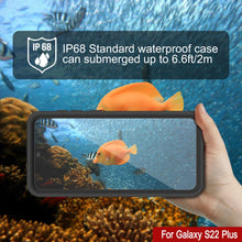 Load image into Gallery viewer, Galaxy S22+ Plus Water/ Shockproof [Extreme Series] With Screen Protector Case [Black]
