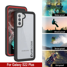 Load image into Gallery viewer, Galaxy S22+ Plus Water/ Shock/ Snowproof [Extreme Series] Slim Screen Protector Case [Red]
