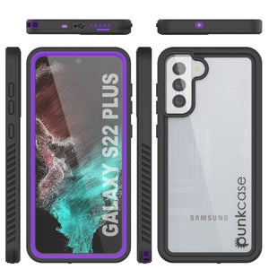 Galaxy S22+ Plus Water/ Shockproof [Extreme Series] Slim Screen Protector Case [Purple]