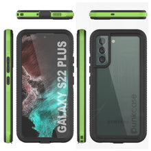 Load image into Gallery viewer, Galaxy S22+ Plus Waterproof Case PunkCase Ultimato Light Green Thin 6.6ft Underwater IP68 ShockProof [Green]
