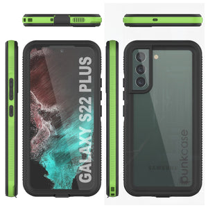 Galaxy S22+ Plus Waterproof Case PunkCase Ultimato Light Green Thin 6.6ft Underwater IP68 ShockProof [Green]