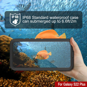 Galaxy S22+ Plus Waterproof Case PunkCase Ultimato Light Green Thin 6.6ft Underwater IP68 ShockProof [Green]