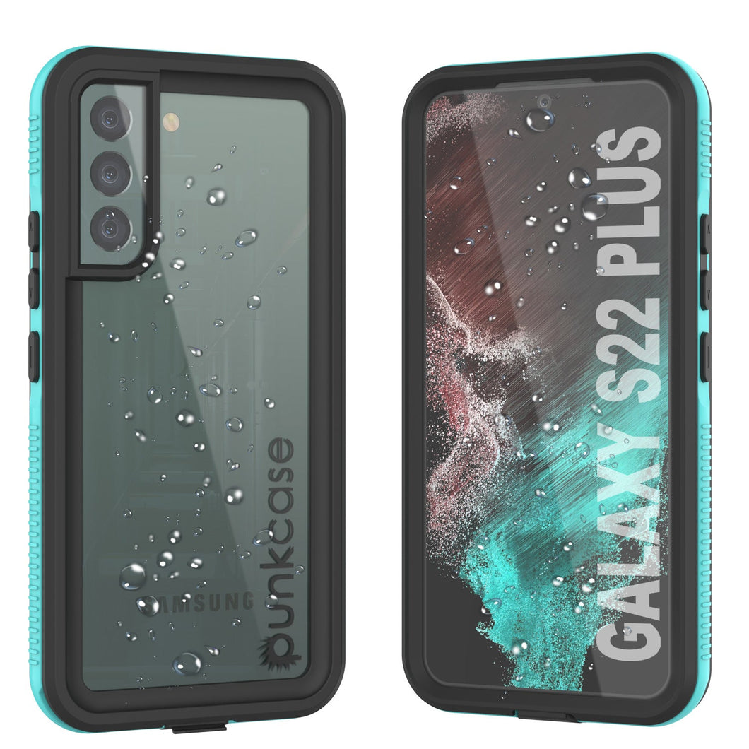 Galaxy S22+ Plus Waterproof Case PunkCase Ultimato Teal Thin 6.6ft Underwater IP68 Shock/Snow Proof [Teal]