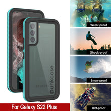 Load image into Gallery viewer, Galaxy S22+ Plus Waterproof Case PunkCase Ultimato Teal Thin 6.6ft Underwater IP68 Shock/Snow Proof [Teal]
