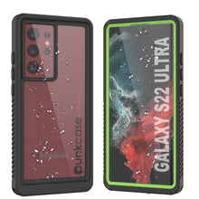 Load image into Gallery viewer, Galaxy S22 Ultra Water/ Shockproof [Extreme Series] Screen Protector Case [Light Green]
