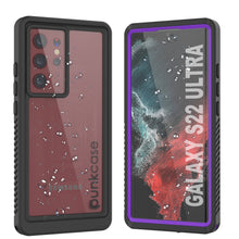 Load image into Gallery viewer, Galaxy S22 Ultra Water/ Shockproof [Extreme Series] Slim Screen Protector Case [Purple]
