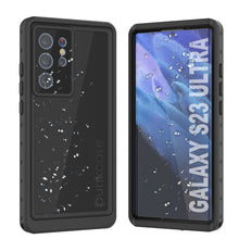 Load image into Gallery viewer, Galaxy S23 Ultra Waterproof Case PunkCase StudStar Black Thin 6.6ft Underwater IP68 Shock/Snow Proof
