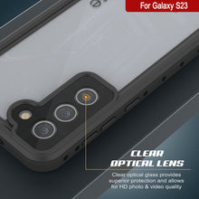 Load image into Gallery viewer, Galaxy S23 Waterproof Case PunkCase StudStar Clear Thin 6.6ft Underwater IP68 Shock/Snow Proof
