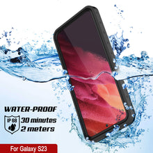 Load image into Gallery viewer, Galaxy S23 Waterproof Case PunkCase StudStar Clear Thin 6.6ft Underwater IP68 Shock/Snow Proof
