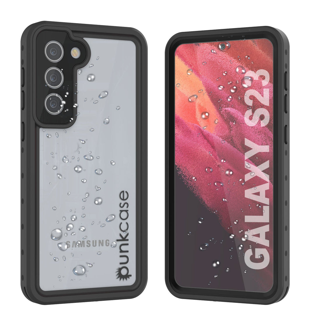 Galaxy S23 Waterproof Case PunkCase StudStar Clear Thin 6.6ft Underwater IP68 Shock/Snow Proof