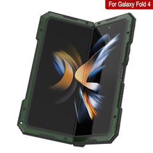 Load image into Gallery viewer, Galaxy Z Fold4 Metal Case, Heavy Duty Military Grade Armor Cover Full Body Hard [Dark Green]
