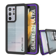 Load image into Gallery viewer, Galaxy S21 Ultra Water/Shockproof [Extreme Series] Slim Screen Protector Case [Purple]
