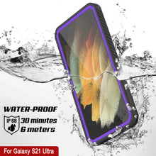 Load image into Gallery viewer, Galaxy S21 Ultra Water/Shockproof [Extreme Series] Slim Screen Protector Case [Purple]
