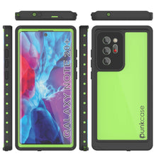 Load image into Gallery viewer, Galaxy Note 20 Ultra Waterproof Case, Punkcase Studstar Light Green Thin Armor Cover
