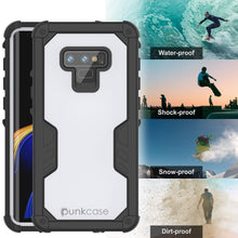 Load image into Gallery viewer, Punkcase Galaxy Note 9 Waterproof Case [Navy Seal Extreme Series] Armor Cover W/ Built In Screen Protector [White]
