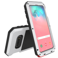 Load image into Gallery viewer, Galaxy S10 Lite Metal Case, Heavy Duty Military Grade Rugged Armor Cover [White]
