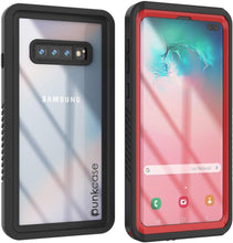 Load image into Gallery viewer, Galaxy S10e Water/Shock/Snowproof Slim Screen Protector Case [Red]
