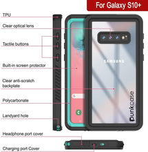 Load image into Gallery viewer, Galaxy S10e Water/Shock/Snowproof | Screen Protector Case [Teal]
