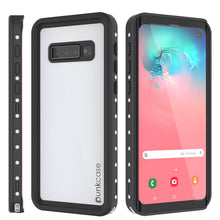 Load image into Gallery viewer, Galaxy S10 Waterproof Case, Punkcase StudStar White Thin 6.6ft Underwater IP68 Shock/Snow Proof
