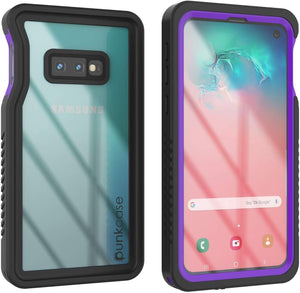 Galaxy S10 Water/Shockproof Slim Screen Protector Case [Purple]