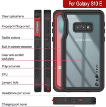 Load image into Gallery viewer, Galaxy S10 Water/Shock/Snowproof Slim Screen Protector Case [Red]
