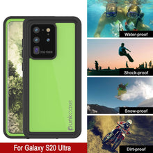 Load image into Gallery viewer, Galaxy S20 Ultra Waterproof Case PunkCase StudStar Light Green Thin 6.6ft Underwater IP68 ShockProof
