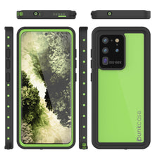 Load image into Gallery viewer, Galaxy S20 Ultra Waterproof Case PunkCase StudStar Light Green Thin 6.6ft Underwater IP68 ShockProof
