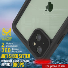 Load image into Gallery viewer, iPhone 13 Mini  Waterproof Case, Punkcase [Extreme Series] Armor Cover W/ Built In Screen Protector [Light Green]
