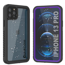 Load image into Gallery viewer, iPhone 13 Pro  Waterproof Case, Punkcase [Extreme Series] Armor Cover W/ Built In Screen Protector [Purple]
