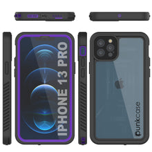 Load image into Gallery viewer, iPhone 13 Pro  Waterproof Case, Punkcase [Extreme Series] Armor Cover W/ Built In Screen Protector [Purple]
