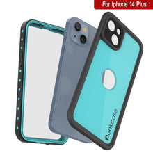 Load image into Gallery viewer, iPhone 14 Plus Waterproof IP68 Case, Punkcase [Teal] [StudStar Series] [Slim Fit]
