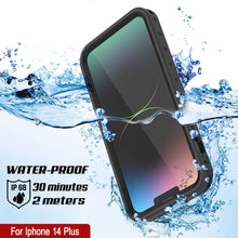 Load image into Gallery viewer, iPhone 14 Plus Waterproof IP68 Case, Punkcase [Clear] [StudStar Series] [Slim Fit] [Dirtproof]
