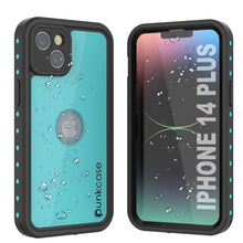 Load image into Gallery viewer, iPhone 14 Plus Waterproof IP68 Case, Punkcase [Teal] [StudStar Series] [Slim Fit]
