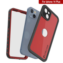 Load image into Gallery viewer, iPhone 14 Plus Waterproof IP68 Case, Punkcase [Red] [StudStar Series] [Slim Fit]
