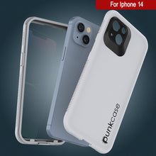 Load image into Gallery viewer, Punkcase iPhone 14 Waterproof Case [Aqua Series] Armor Cover [White]
