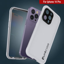 Load image into Gallery viewer, Punkcase iPhone 14 Pro Waterproof Case [Aqua Series] Armor Cover [White]
