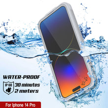 Load image into Gallery viewer, Punkcase iPhone 14 Pro Waterproof Case [Aqua Series] Armor Cover [White]
