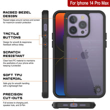 Load image into Gallery viewer, iPhone 15 Pro Max Case Punkcase® LUCID 2.0 Purple Series Series w/ PUNK SHIELD Screen Protector | Ultra Fit
