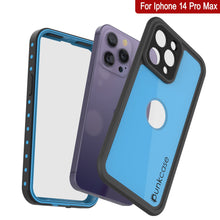 Load image into Gallery viewer, iPhone 14 Pro Max Waterproof IP68 Case, Punkcase [Light blue] [StudStar Series] [Slim Fit] [Dirtproof]
