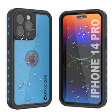 Load image into Gallery viewer, iPhone 14 Pro Waterproof IP68 Case, Punkcase [Light blue] [StudStar Series] [Slim Fit] [Dirtproof]
