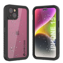 Load image into Gallery viewer, iPhone 15 Waterproof IP68 Case, Punkcase [Clear] [StudStar Series] [Slim Fit] [Dirtproof]
