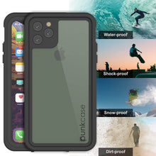 Load image into Gallery viewer, iPhone 11 Pro Max Waterproof IP68 Case, Punkcase [Clear] [StudStar Series] [Slim Fit] [Dirtproof]

