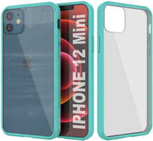 Load image into Gallery viewer, iPhone 12 Mini Case Punkcase® LUCID 2.0 Teal Series w/ PUNK SHIELD Screen Protector | Ultra Fit
